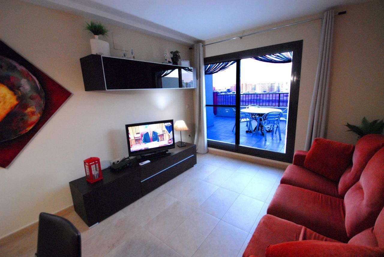 Apartmán Bonito Atico Con Aire Acondicionado,Piscina Comunitaria, Parking Y Wifi Peñíscola Pokoj fotografie